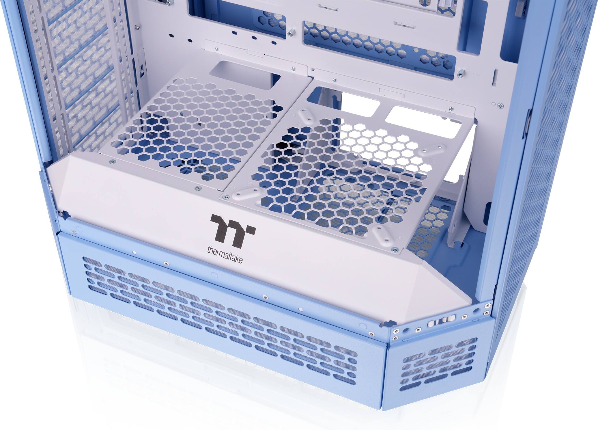 Alt View 35. Thermaltake - Tower 600 Mid Tower ATX PC Case - Hydrangea Blue.