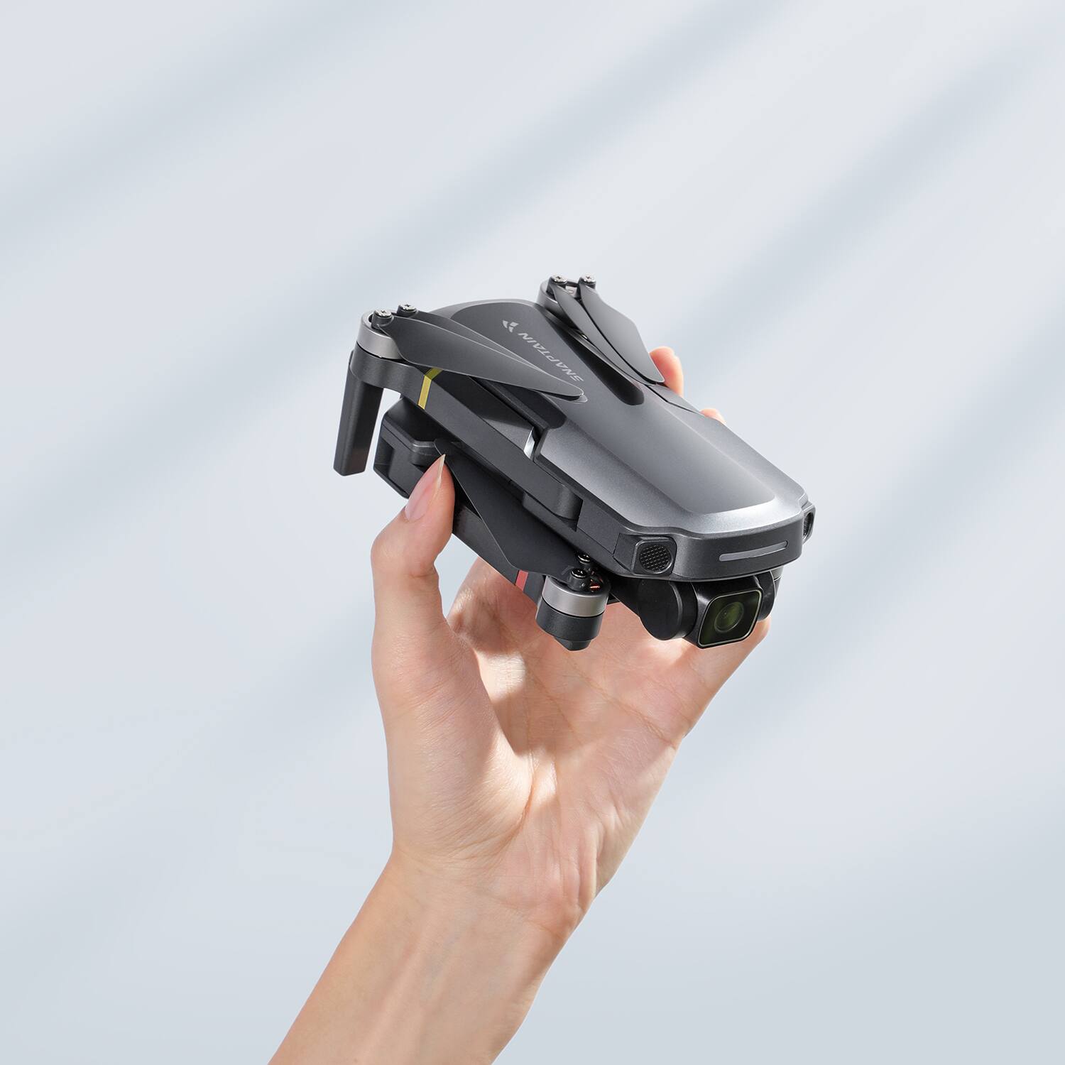 Left. Snaptain - Snaptain P30 GPS 4K Camera Drone for Adults with Remote Controller - Grey - Grey.