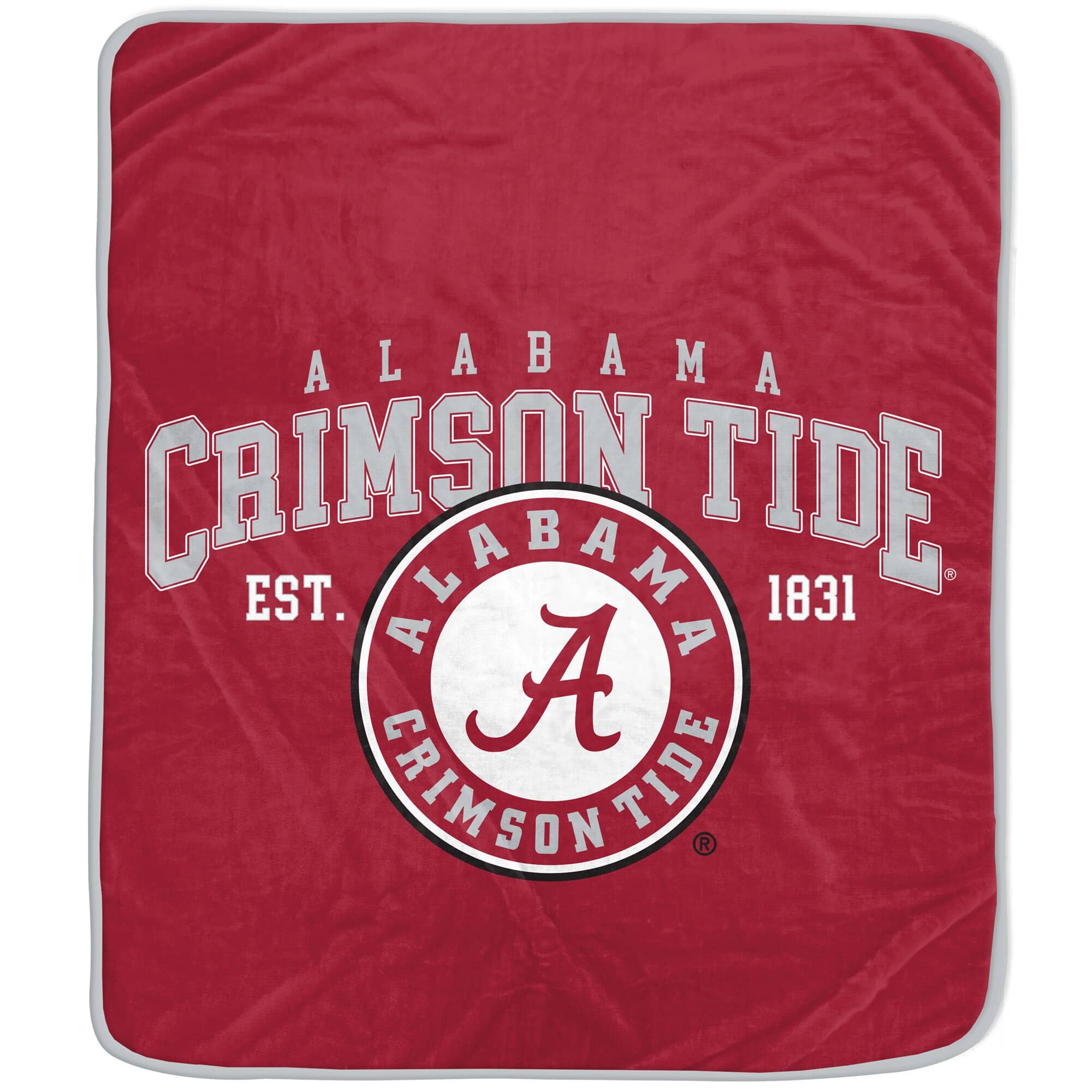 Pegasus - Alabama Crimson Tide Vintage Arch Ultra Soft 50" x 60" Blanket - Multicolor