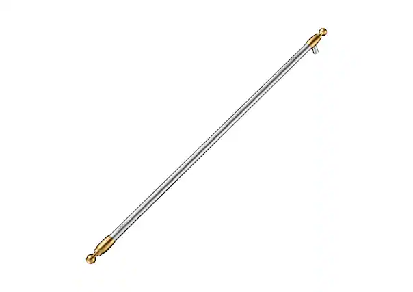 Front. Bertazzoni - Bertazzoni Heritage Series Refrigerator Accessory - Compatible with 36, 30, 24 and 18 inches built-in columns - Stainless Steel/Gold.