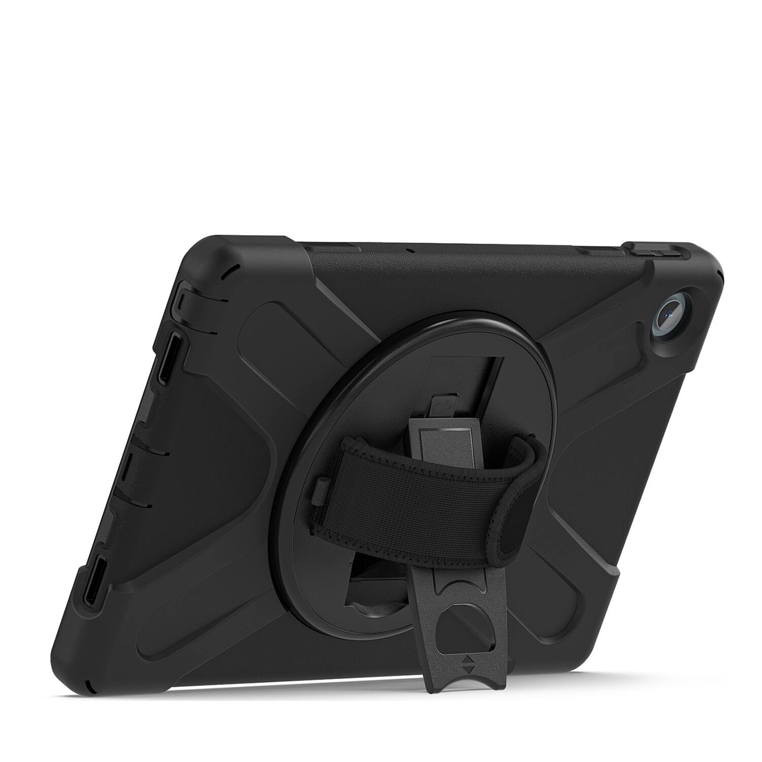 Alt View 19. SaharaCase - Protection Hand Strap Series Case for Lenovo Tab M10 Plus (3rd Gen) - Black.