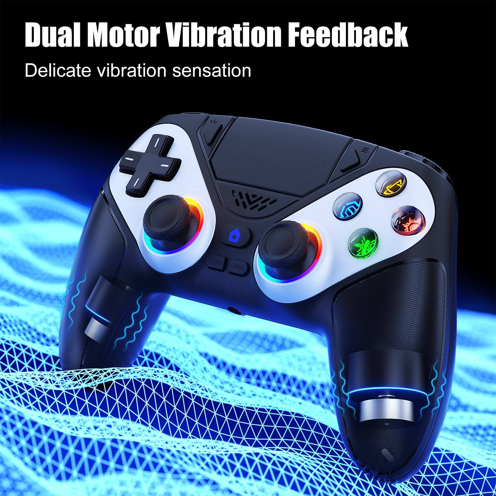 Dual Motor Vibration Feedback  
Delicate vibration sensation