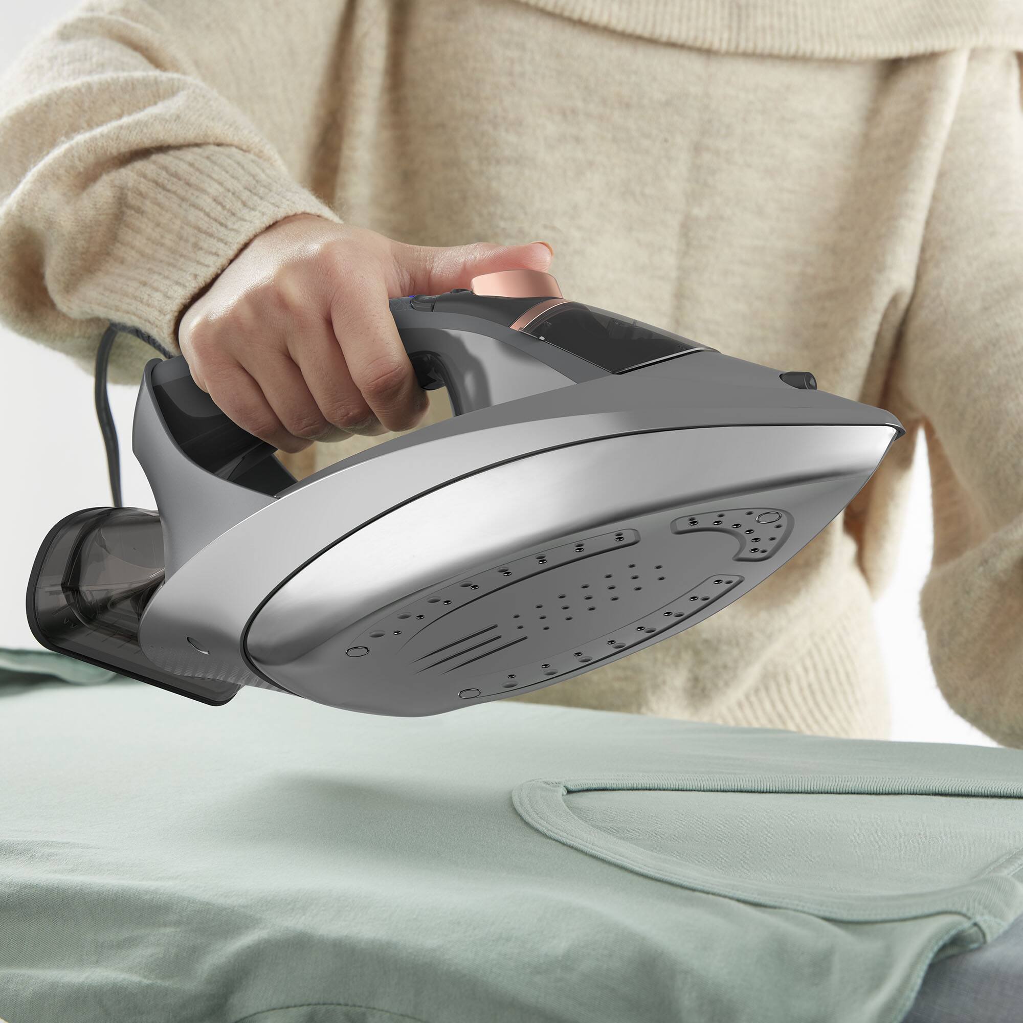 Alt View 24. Conair - Fabric Steam Iron - Silver.