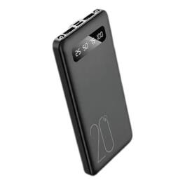 Entronix - 20000mAh Power Bank - Fast Charging USB-C for iPhone 15 and Android Devices - Black