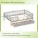 Product Dimensions:
80" x 57.5" x 28.5" x 76" x 12.5" x 33" x 54.5" x 4.5" x 12" x 15" x 35.5"
Weight Capacity of Bed: 440 lbs
Recommended Mattress Thickness: <6" (Not Included)