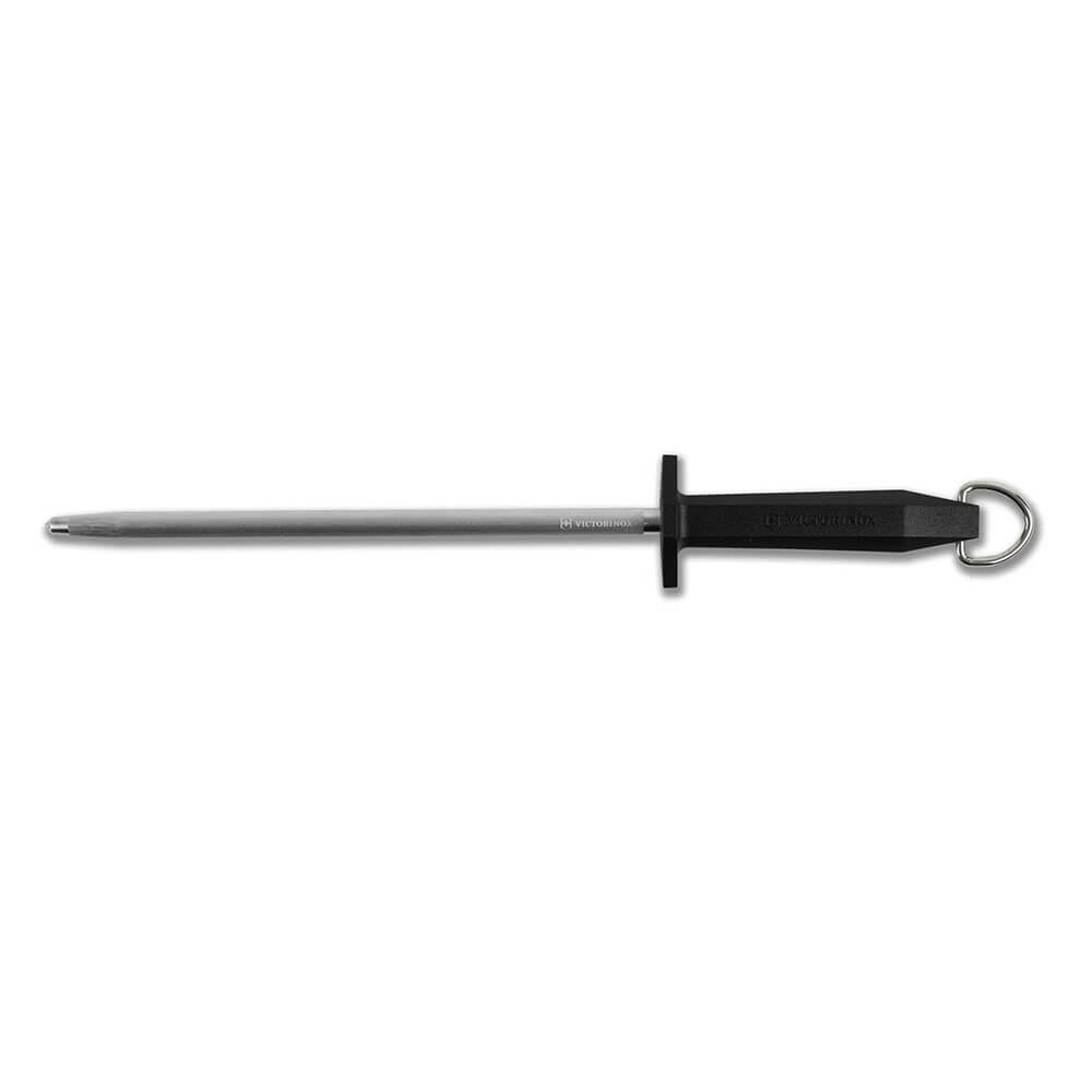 Front. Victorinox - 10 inch Knife Sharpener with Finger Guard - Stainless Steel.