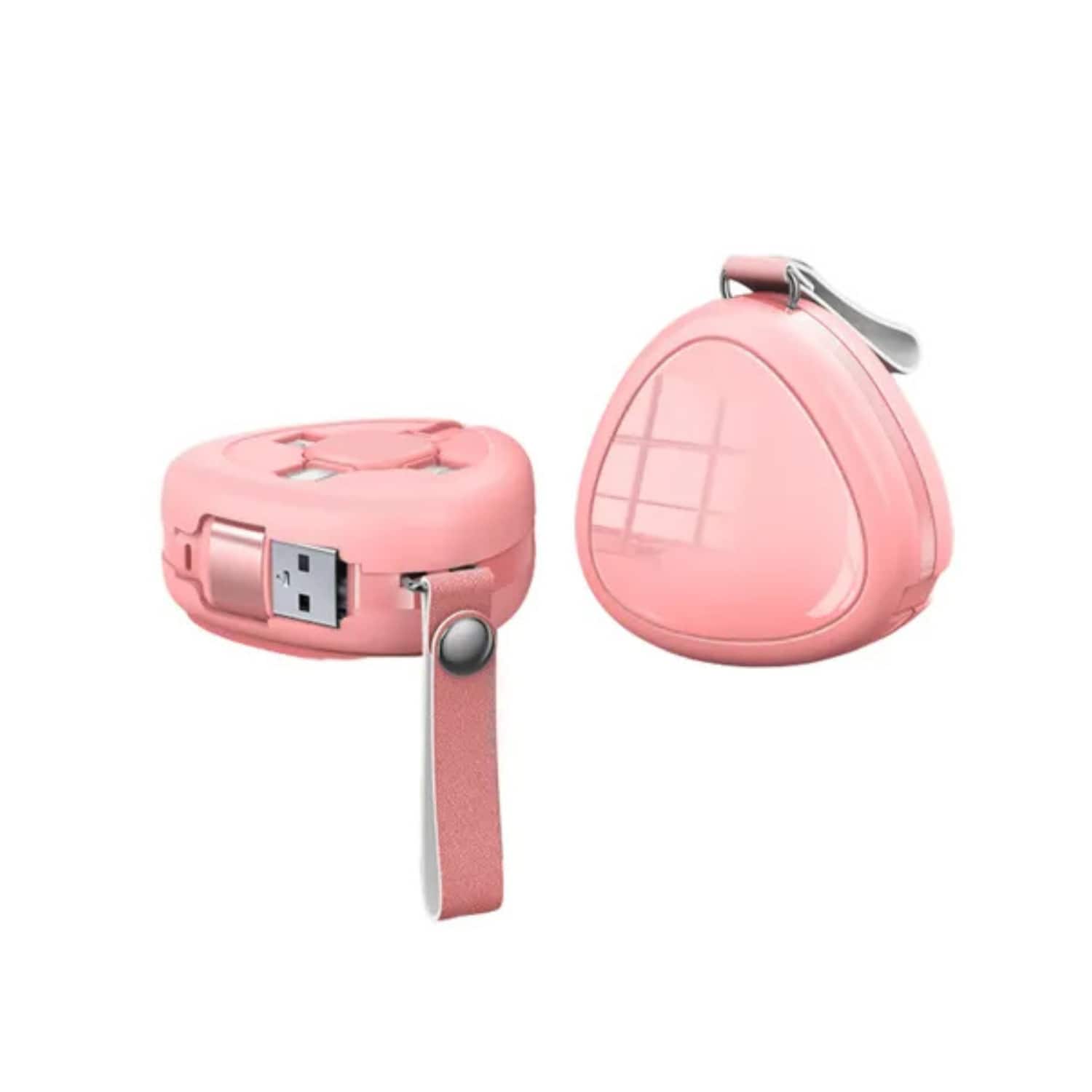 Stock Preferred - 3-in-1 Retractable Fast Charging Cable - Pink