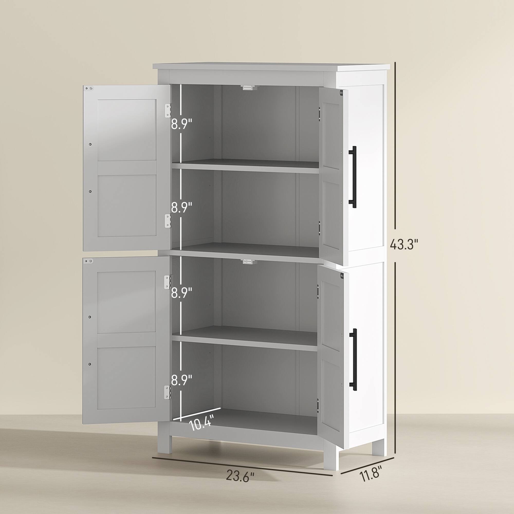 8.9" 8.9" 8.9" 8.9" 10.4" 23.6" 11.8" 43.3"