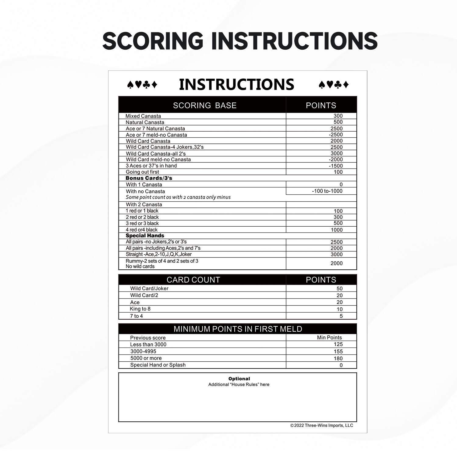 SCORING INSTRUCTIONS

INSTRUCTIONS
SCORING BASE
Mixed Canasta																																																																																																																																																																																																																																																																																																																																																																																																																																																																																																					