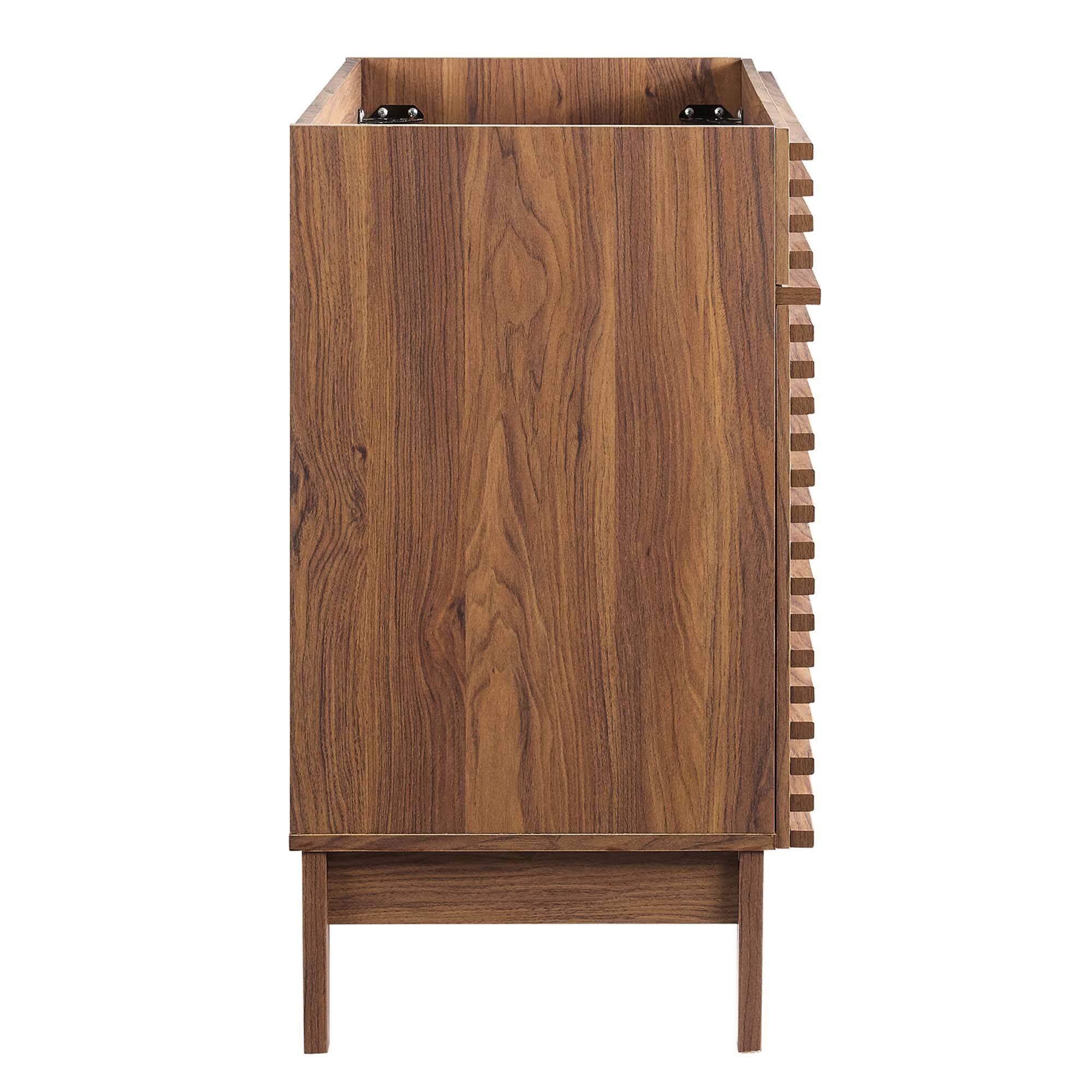 Back. Modway - Render 30" and 36" Bathroom Cabinets Basin Not Included by Modway - Walnut.