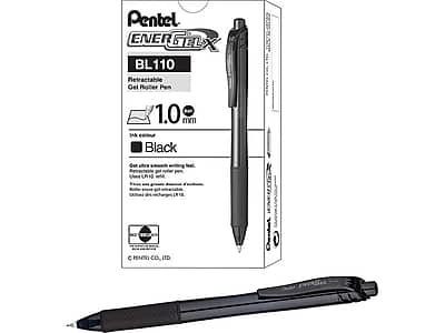 Pentel - EnerGel-X RollerGel Retractable Gel Pens, Bold Point, Black Ink, Dozen (BL110-A) price history on PriceWatchPro