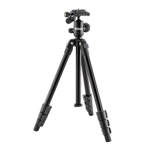 Angle. Nikon - Nikon 16749 Compact Outdoor Four-Section Aluminum Alloy Tripod (Black).