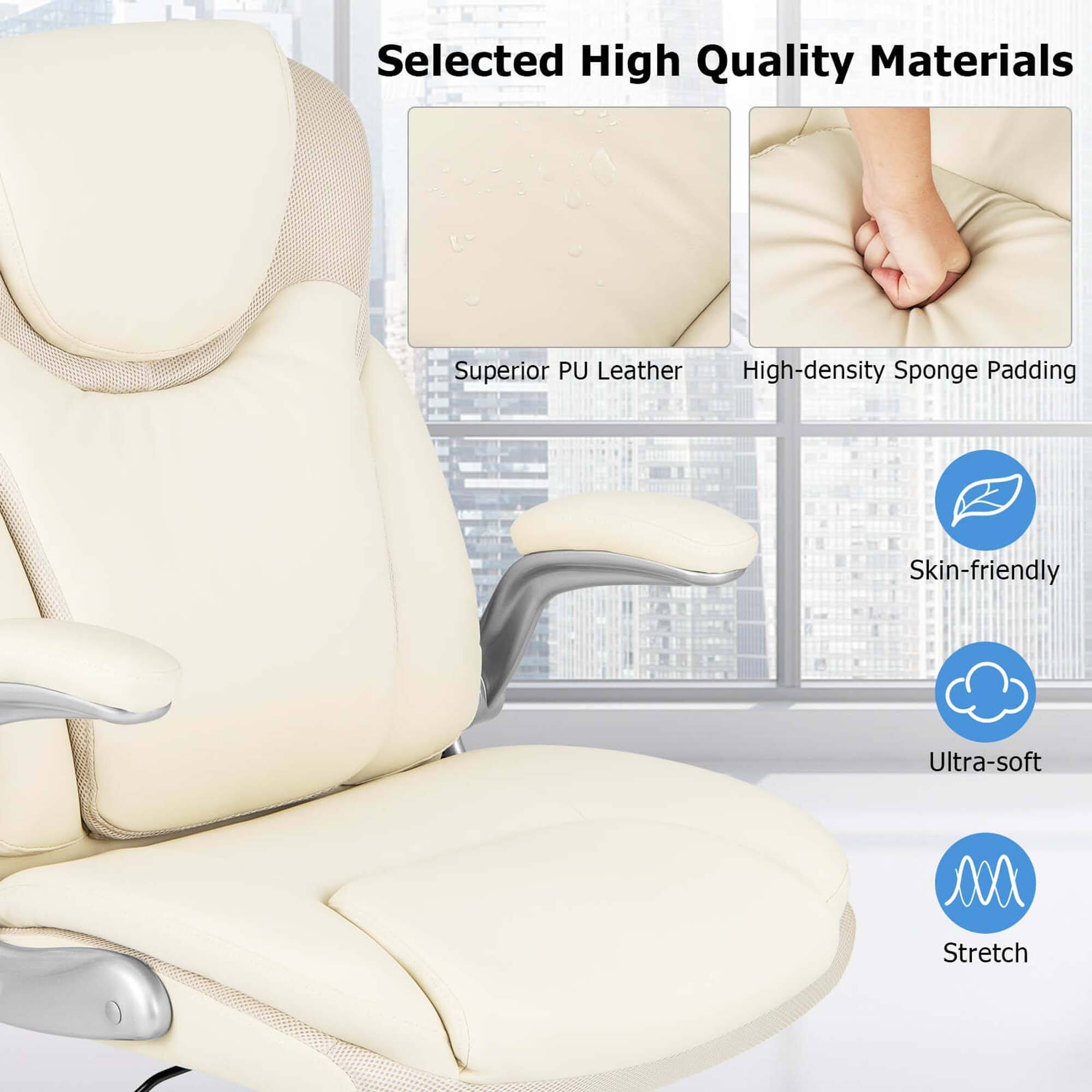 Selected High Quality Materials Superior PU Leather High-density Sponge Padding Skin-friendly Ultra-soft Stretch