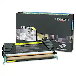 Lexmark - C748H1YG 10,000 Page-Yield Return Program High-Yield Toner - Yellow
