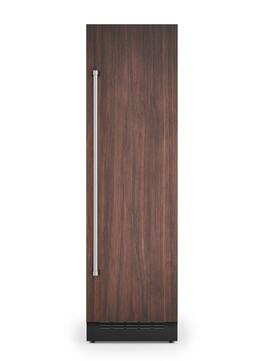 Viking - 24"W 12.1 cu. ft VEIL Integrated Upright Built-in Column Freezer-Custom Panel _RH - Custom Panel Ready