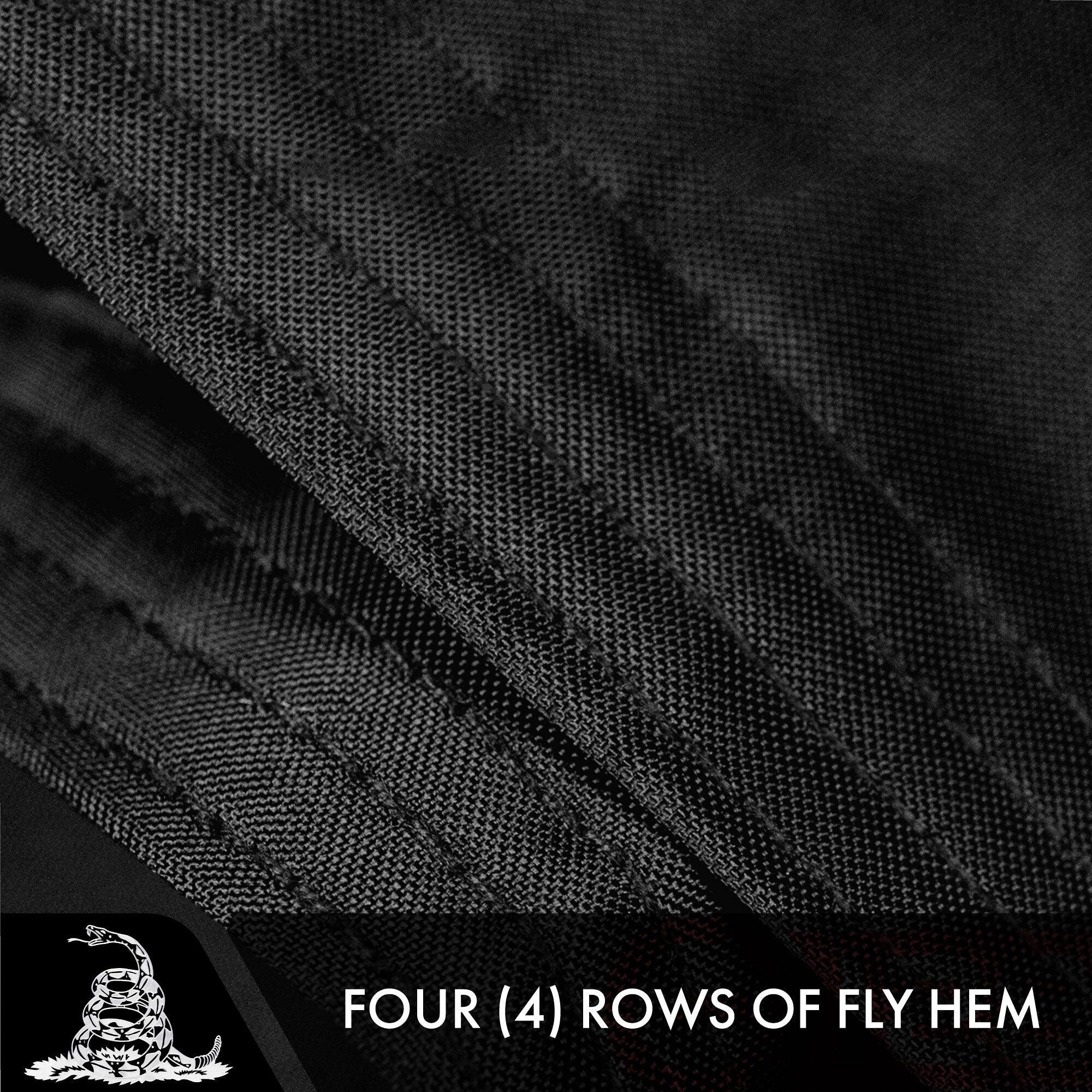 FOUR (4) ROWS OF FLY HEM