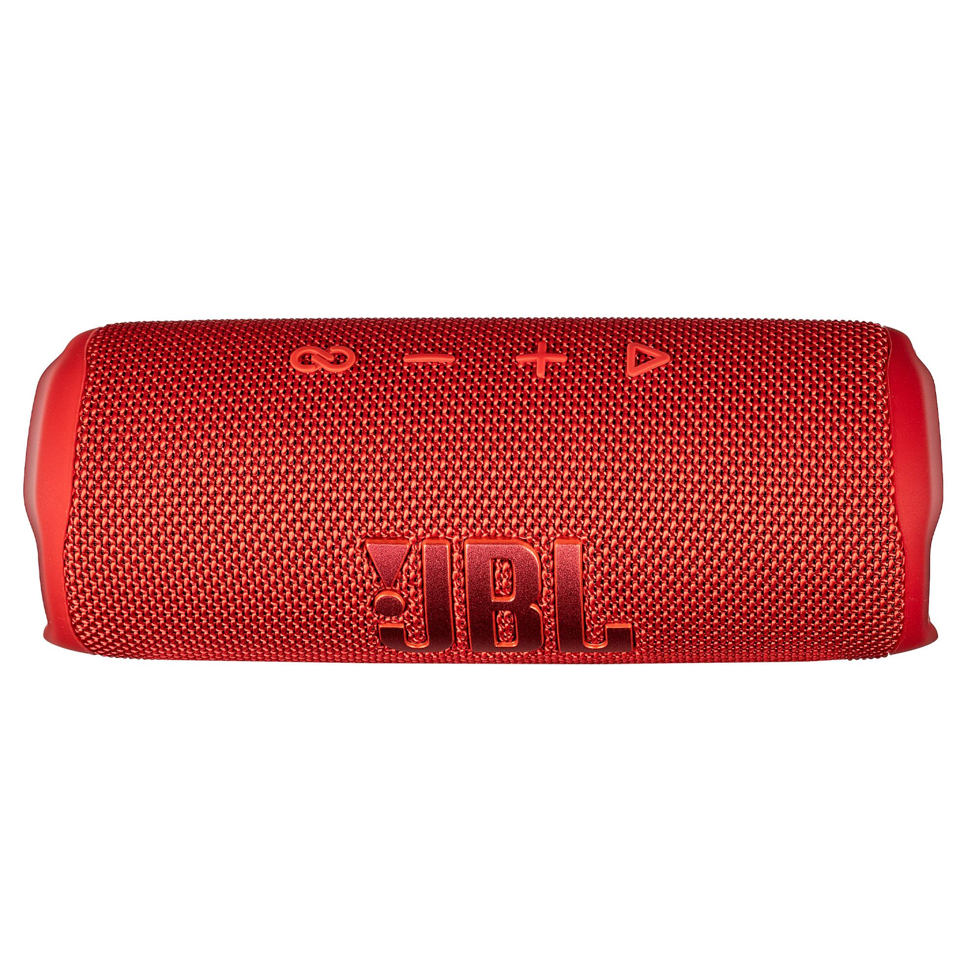 Alt View 6. JBL - JBL Flip 6 Portable Bluetooth Speaker, deep bass, IPX7 waterproof, for home with Travel Case - Red.