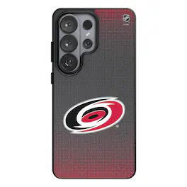 Keyscaper - NHL - Carolina Hurricanes Linen Galaxy Magnetic Bump Case - S25 - Black