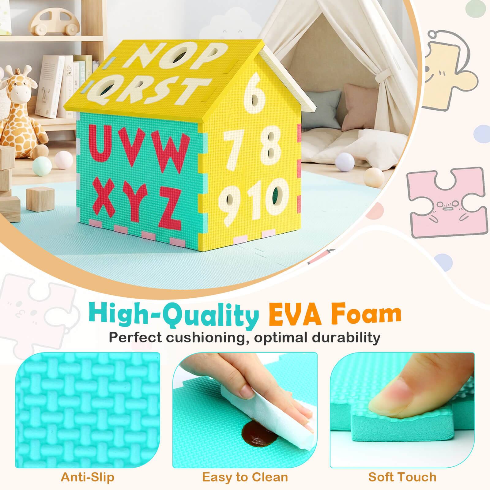 NOP ORST 6 UVW 78 7 8 XYZ 10

High-Quality EVA Foam  
Perfect cushioning, optimal durability  
Anti-Slip  
Easy to Clean  
Soft Touch