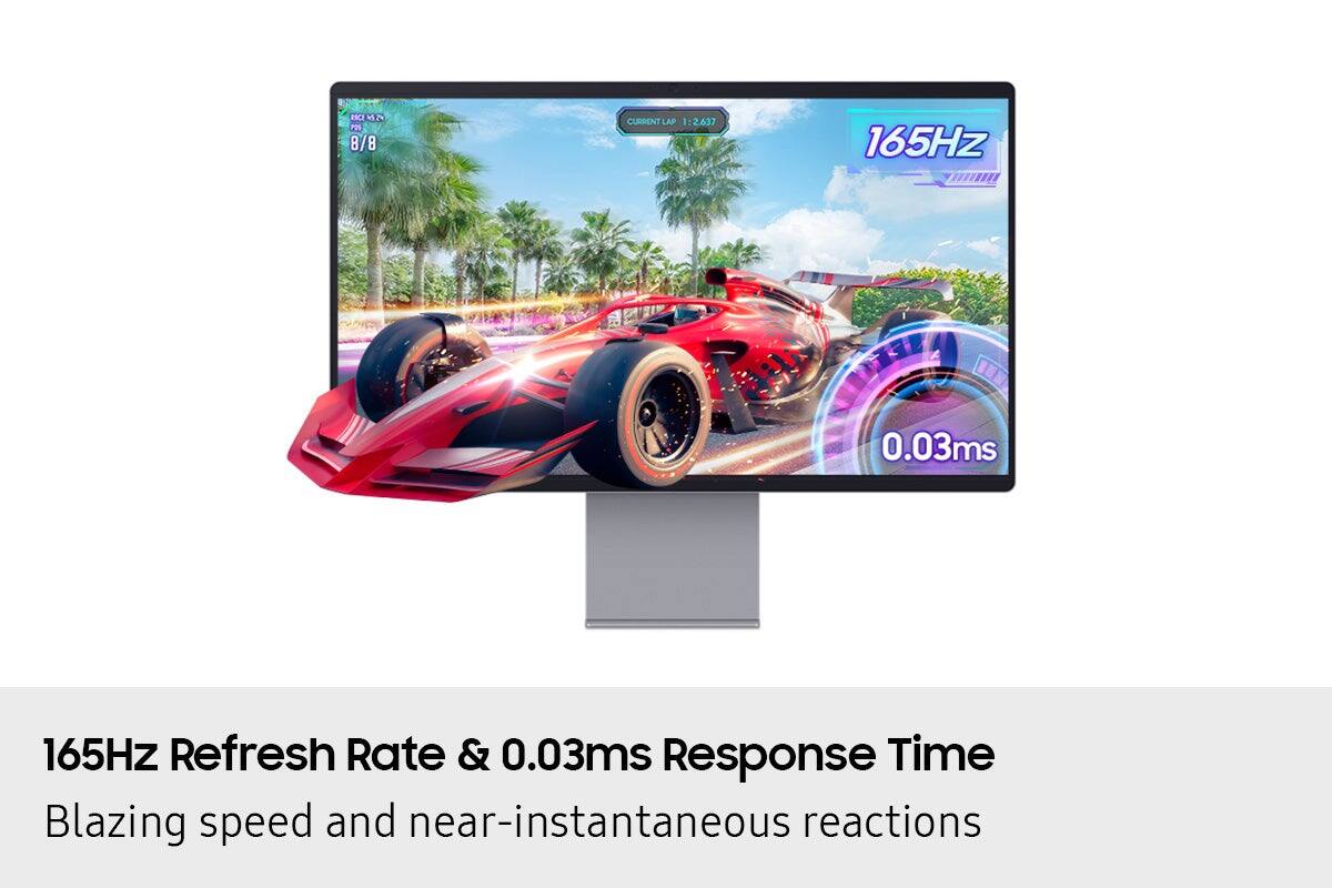 BICI A POS 8/8 CURRENT LAP - :2.637 165Hz a 0.03ms 165Hz Refresh Rate & 0.03ms Response Time Blazing speed and near-instantaneous reactions.