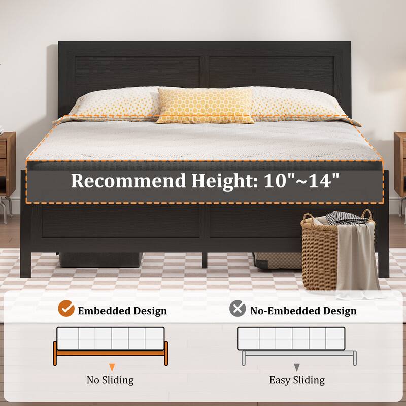 Recommend Height: 10"~14"

Embedded Design
No Sliding

No-Embedded Design
Easy Sliding