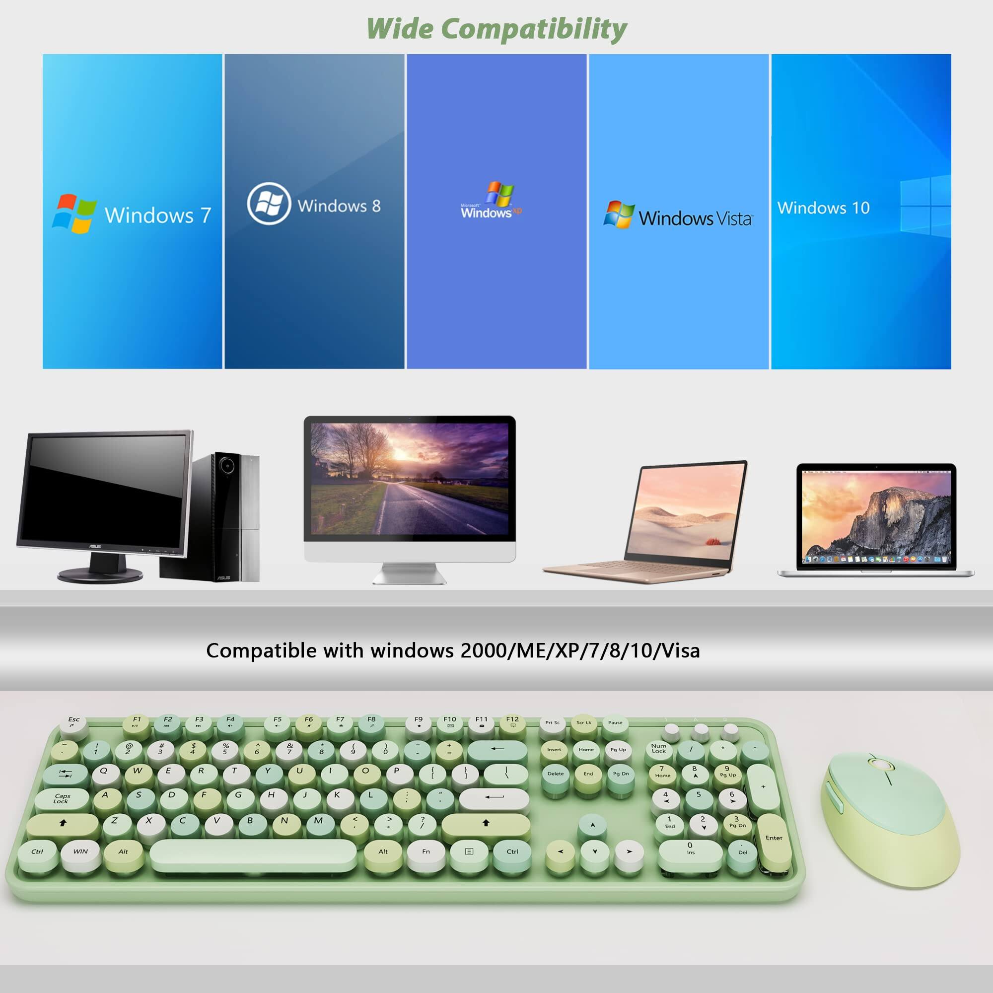 Wide Compatibility

Windows 7  
Windows 8  
Windows Vista  
Windows 10  

Compatible with windows 2000/ME/XP/7/8/10/Vista