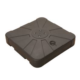 Mondawe - 33" Heavy-Duty Offset Umbrella Base – Holds 308 lbs, Water/Sand-Filled Stand - Coffee