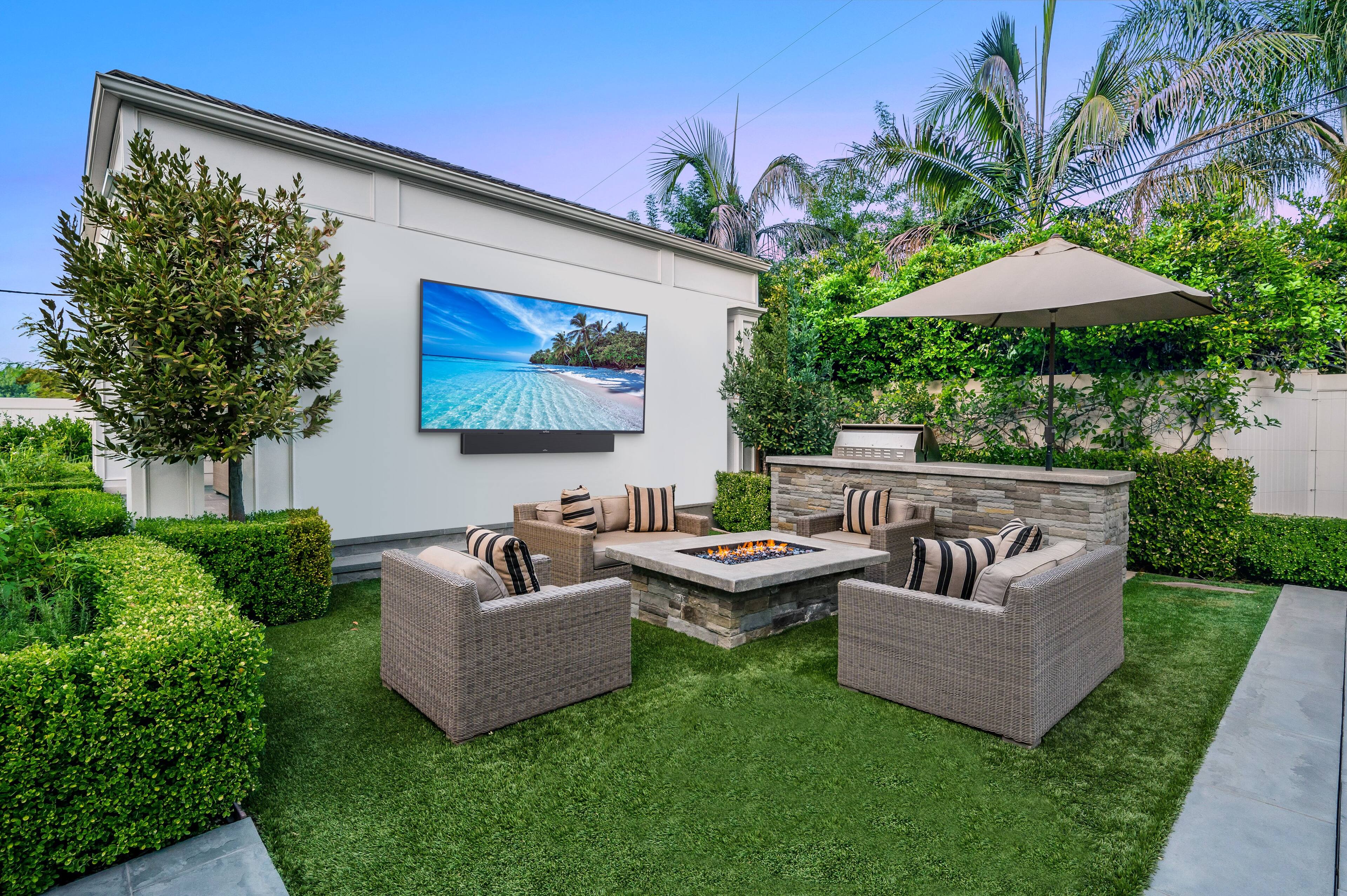 Alt View 9. Neptune - 75" Neptune Full Sun 1500 Nits 4K Outdoor Smart TV – Comes with FREE Outdoor Tilting Wall Mount (2026).