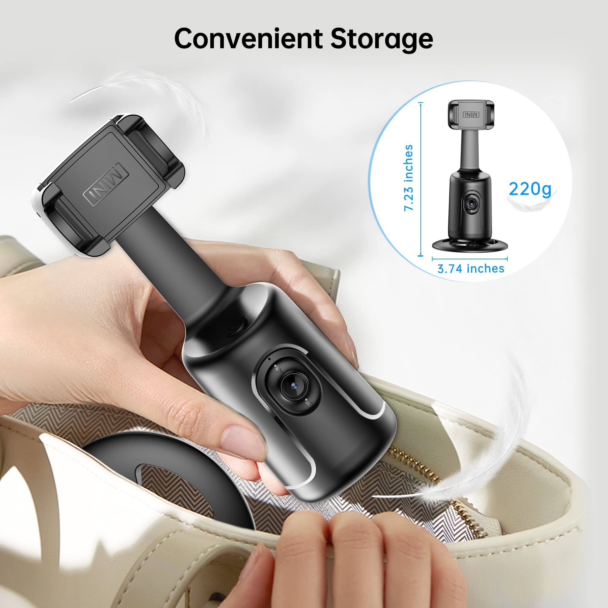 Convenient Storage

7.23 inches  
3.74 inches  
220g