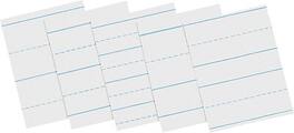 Pacon - Skip-A-Line Newsprint, 11" x 8.5", Ruled, 500 Sheets/Ream - White