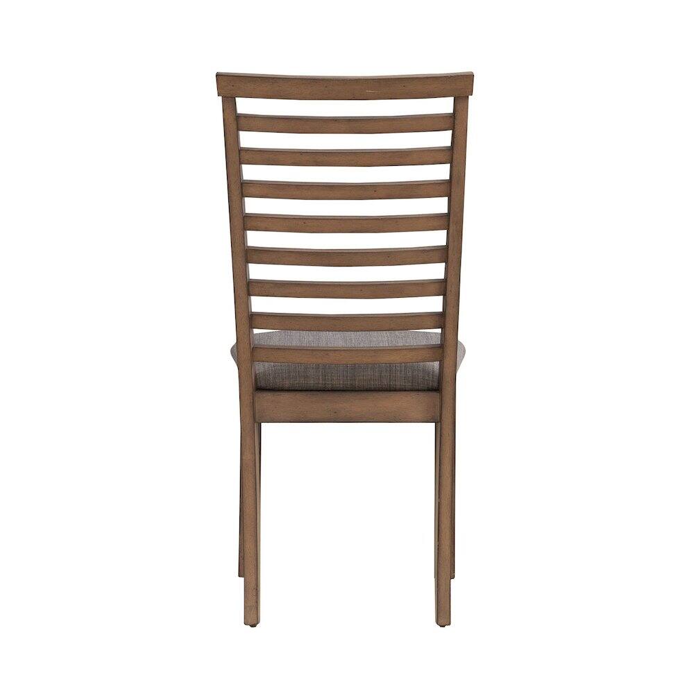 Alt View 2. Liberty Furniture Industries - Brook Bay Upholstered Ladder Back Side Dining Chair - Set of 2 - Sandstone - Beige.