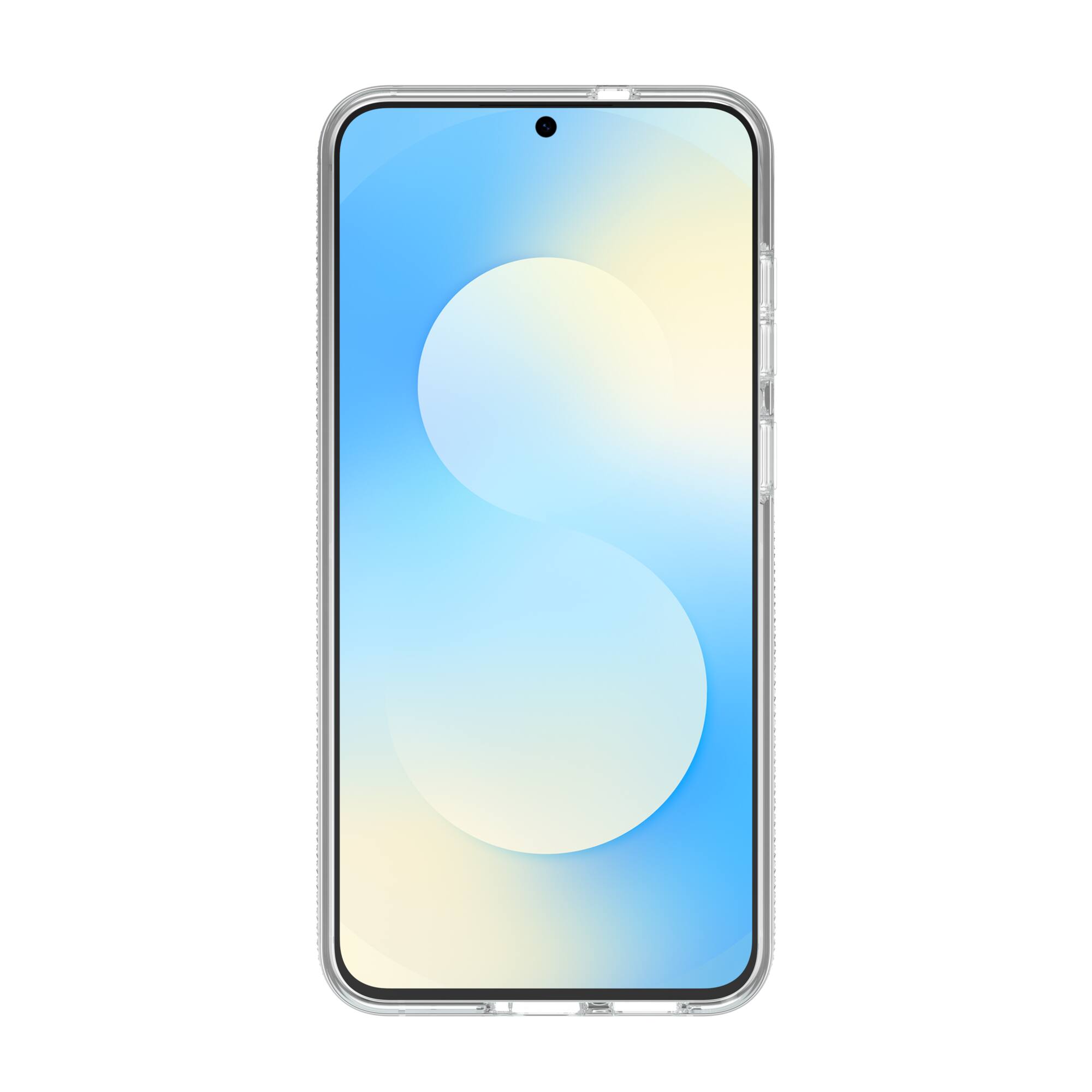 Left. ZAGG - Crystal Palace Snap MagSafe Compatible Case w/ Kickstand for Samsung Galaxy S25 FE - Clear.