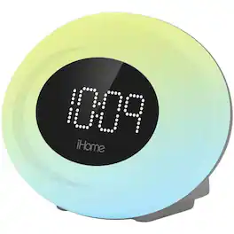 iHome - Alarm Clock Color Changing FM Radio with USB Port iM30SC - White