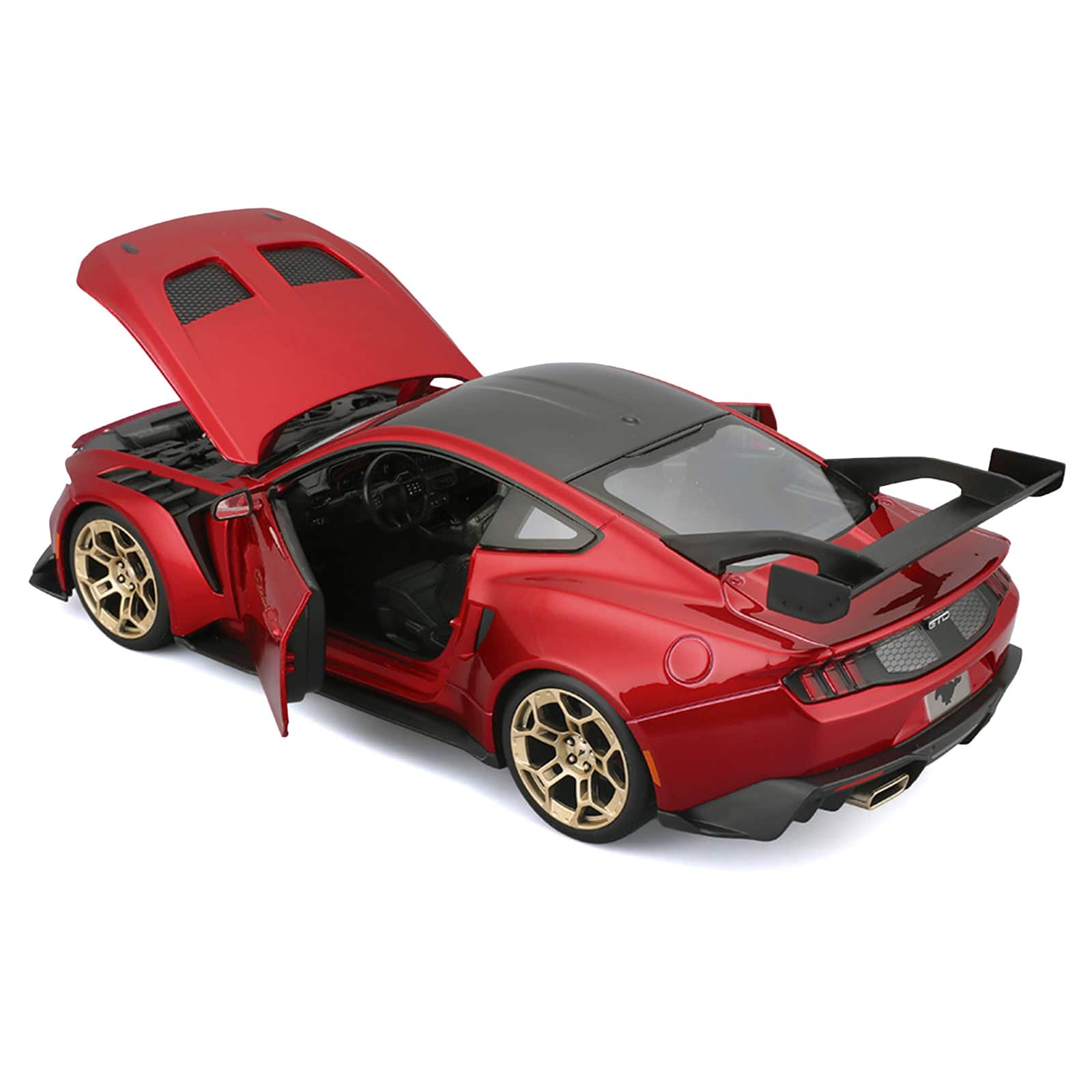 2025 Ford Mustang GTD Red Metallic with Black Top 