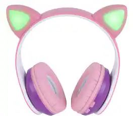 Singing Machine - SMK302PP Kids Bluetooth Headphones Pink - COLLECTIBLES - Multicolor