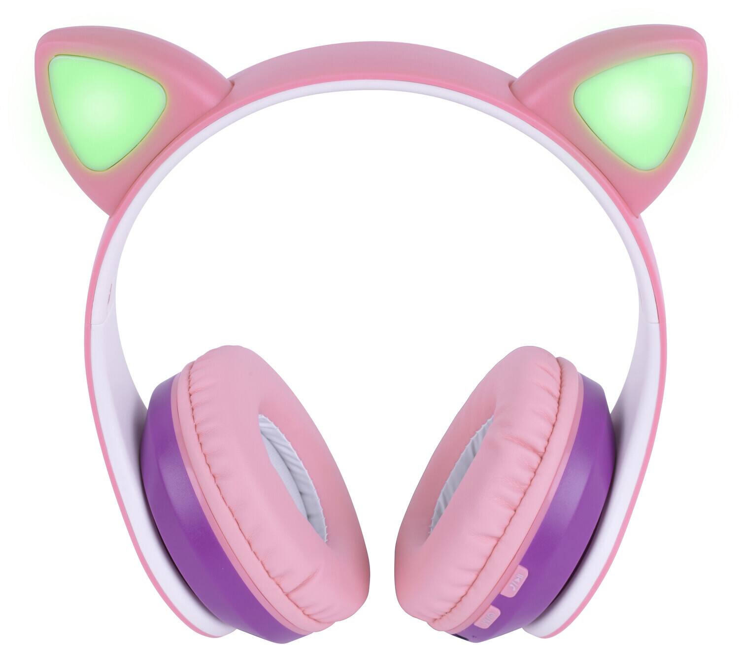 Front. Singing Machine - Singing Machine SMK302PP Kids Bluetooth Headphones Pink   - COLLECTIBLES - Multicolor.