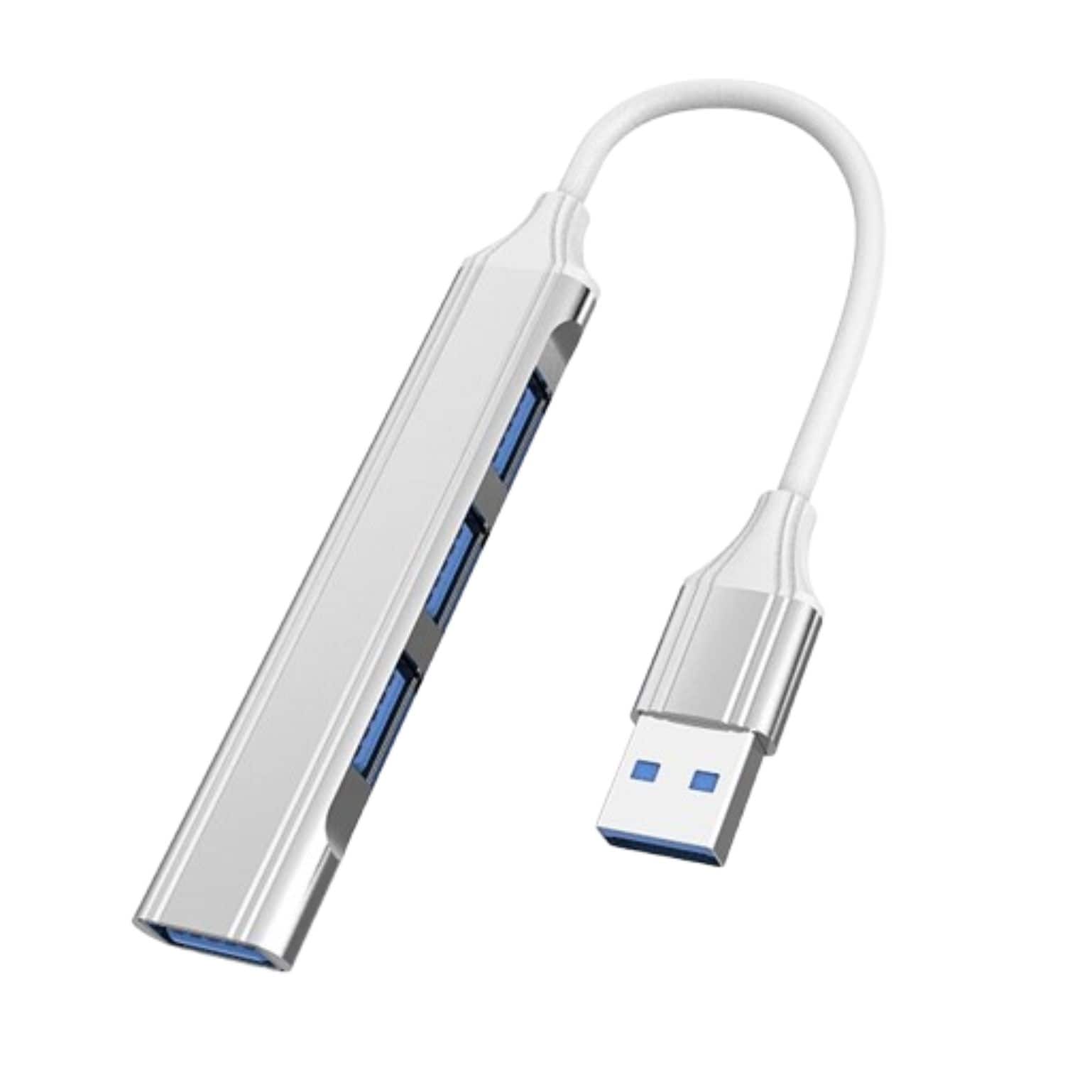 Stock Preferred - 4-Port USB-A to USB Hub – Aluminum Alloy Adapter for PC, Laptop & Accessories