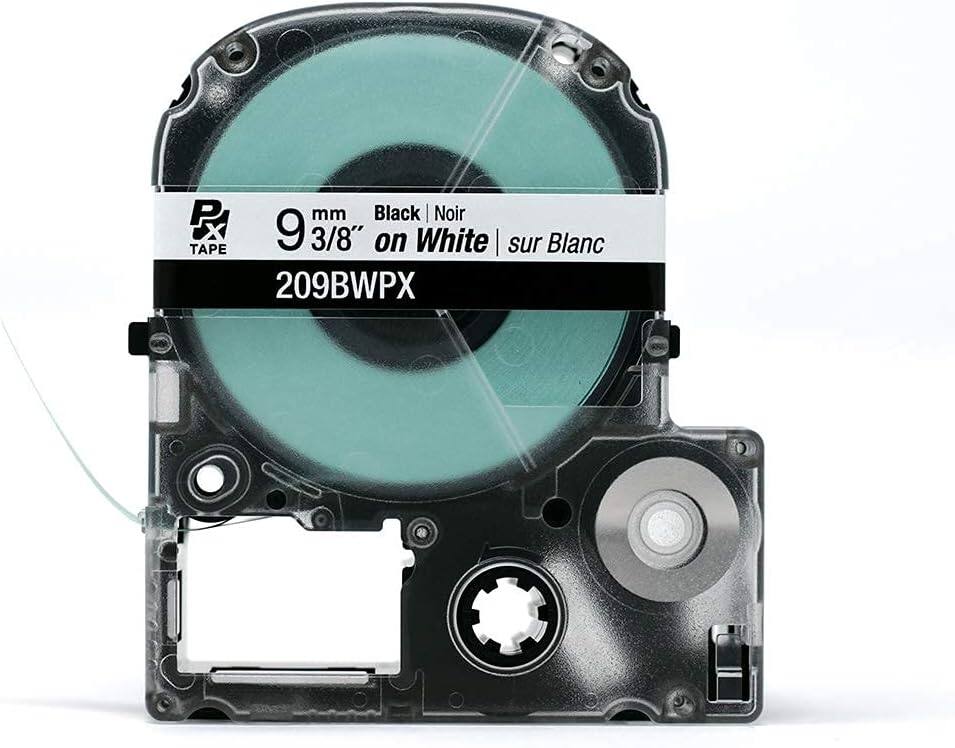 9mm 3/8" on White | sur Blanc  
Black | Noir  
209BW PX