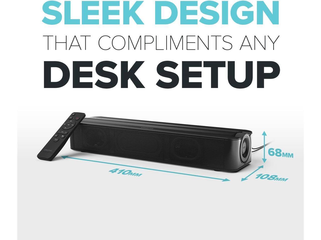 SLEEK DESIGN THAT COMPLIMENTS ANY DESK SETUP

410MM 68MM 108MM