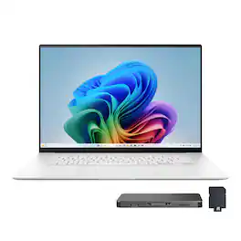 ASUS - Zenbook S 16 16" 3K OLED Touch Screen Laptop - Copilot+ PC - AMD Ryzen AI 9 365 - 24GB Memory - 4TB SSD - Scandinavian White
