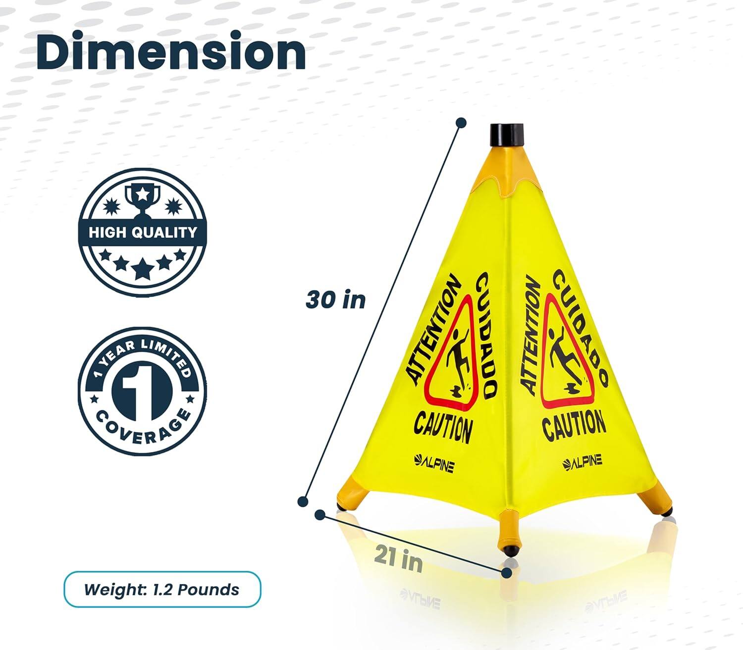 Dimension, HIGH QUALITY, A YEAR LIMITED 1 YEAR COVERAGE, 30 in, ATTENTION CUIDADO CAUTION ALPINE, ATTENTION A CUIDADO CAUTION ALPINE, Weight: 1.2 Pounds, 21 in, V