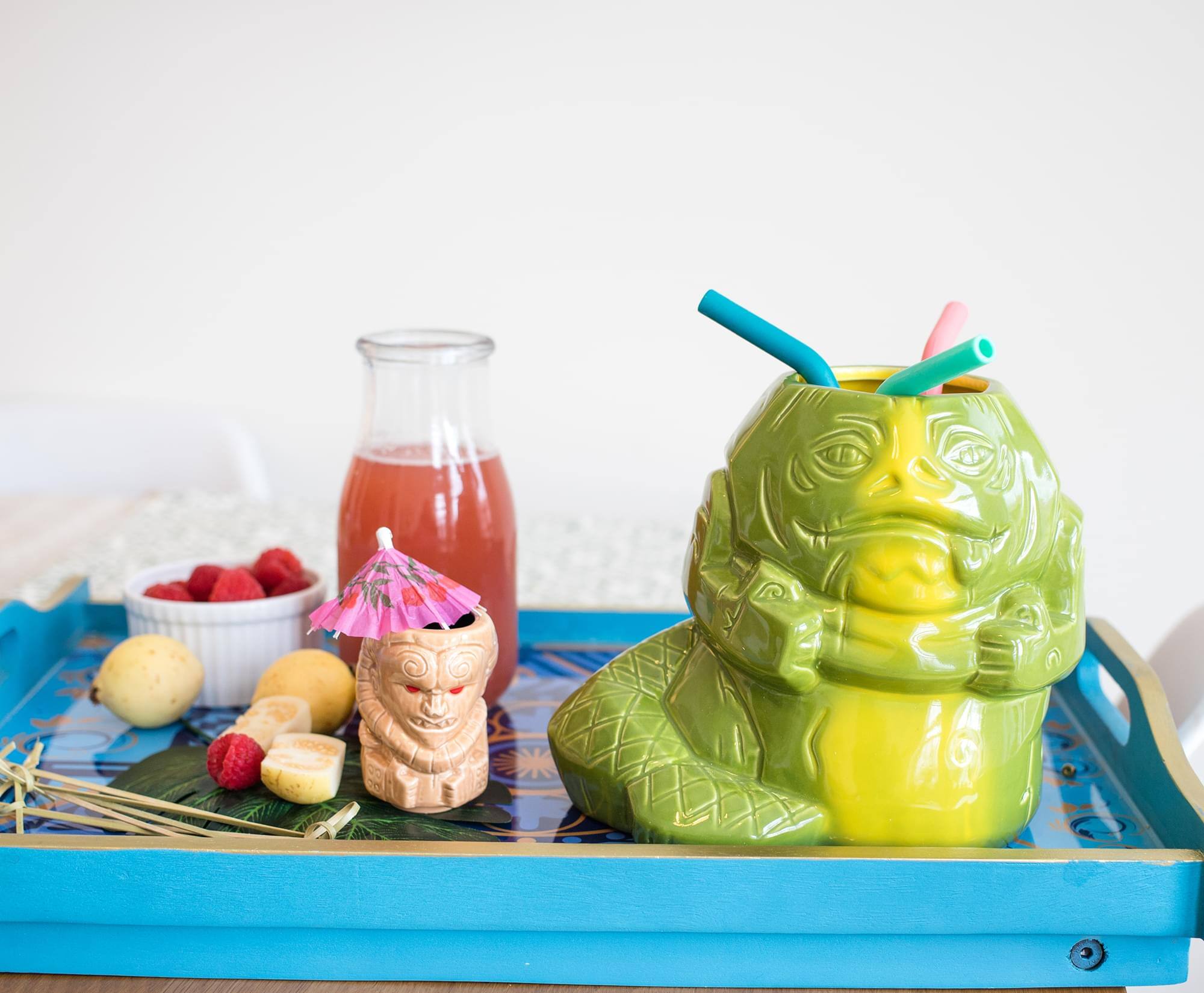 Alt View 4. Star Wars - Geeki Tikis Star Wars Jabba The Hutt & Bib Fortuna Collectible Mugs | Set Of 2 - Green.