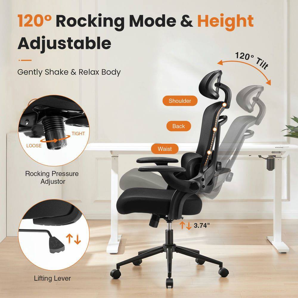 120° Rocking Mode & Height Adjustable  
Gently Shake & Relax Body  
Shoulder  
Back  
Waist  
Rocking Pressure Adjustor  
3.74" Lifting Lever