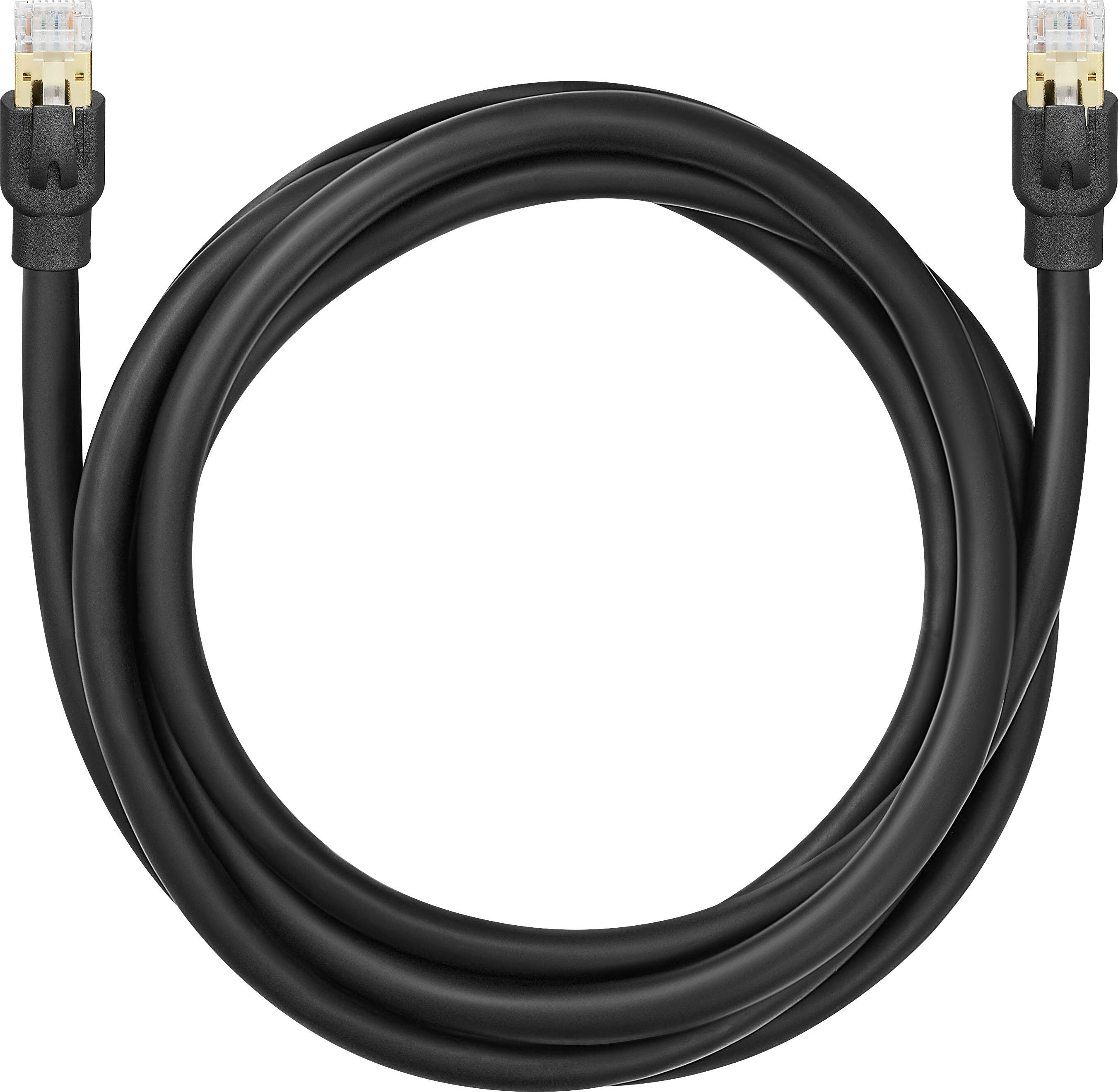 Alt View 14. Insignia™ - 6 ft. Cat-8 Ultra High-Speed Ethernet Cable - Black.