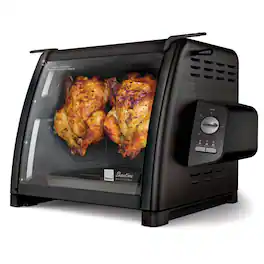 Ronco - Modern Rotisserie Oven Large Capacity 240oz Countertop Oven - Black