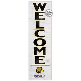 Jardine - Cal State L.A. Golden Eagles 10'' x 35'' Indoor/Outdoor Welcome Sign - White