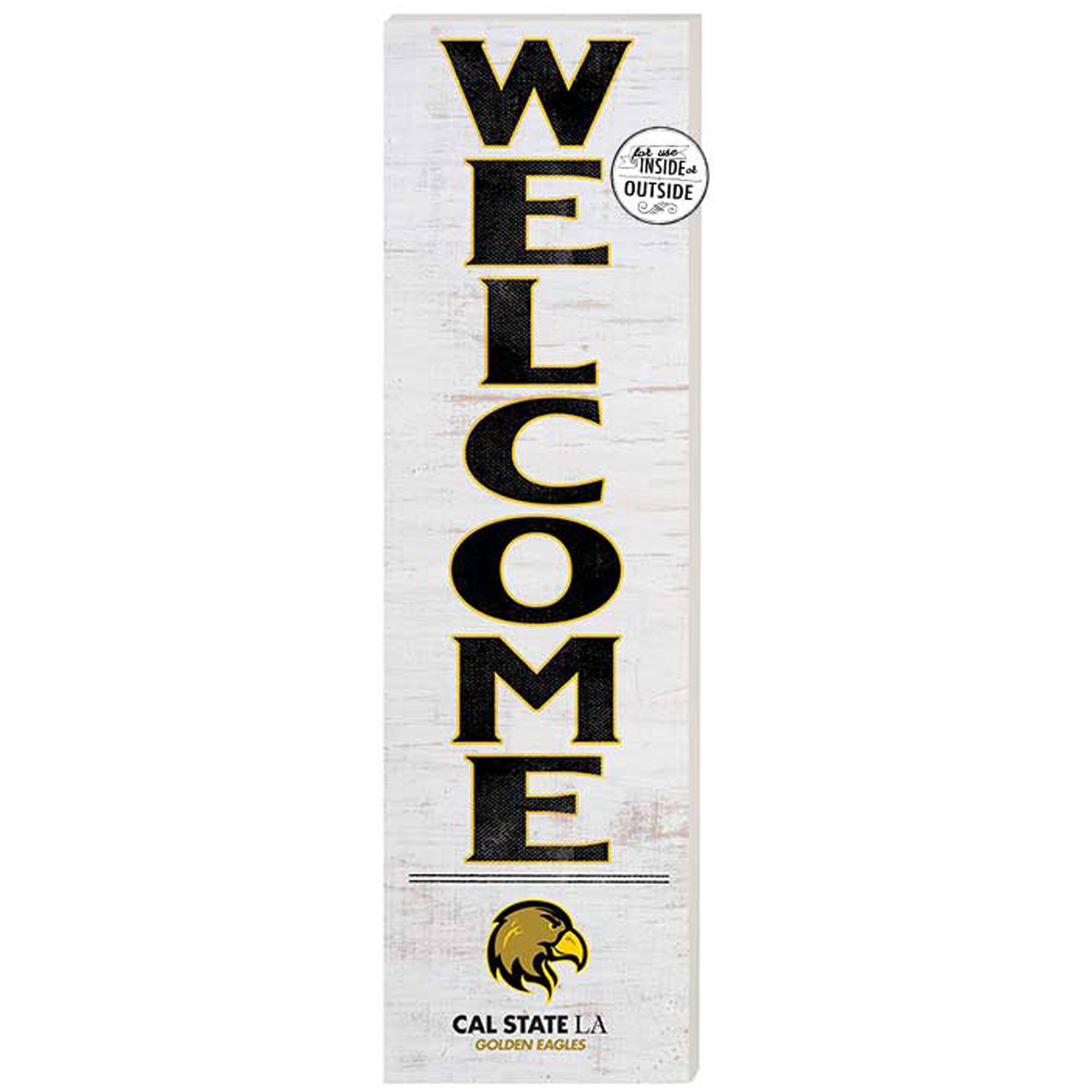 Cal State L.A. Golden Eagles 10'' x 35'' Indoor/Outdoor Welcome Sign