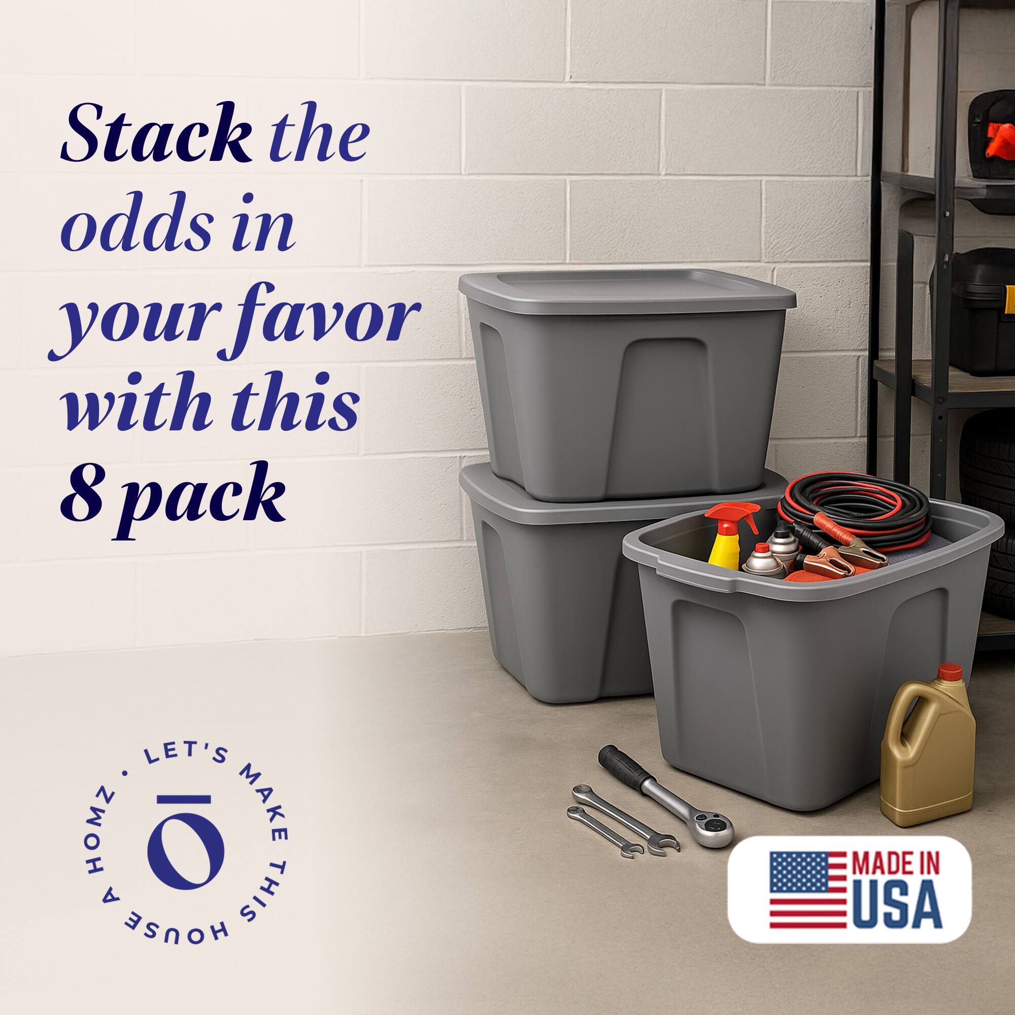 Stack the odds in your favor with this 8 pack

LET'S MAKE THIS HOUSE A HOME

MADE IN USA