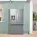 Alt View 16. Samsung - 36 in. Wide Bespoke AI 31 cu. ft. Mega Capacity 3-Door French Door Refrigerator with External Water & Ice Dispenser - Stainless Steel.