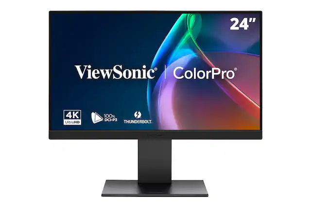 24" ViewSonic | ColorPro 4K UltraHD 100% DCI-P3 THUNDERBOLT